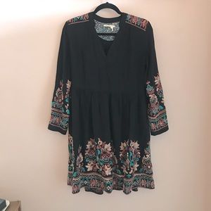 Anthropologie mini dress! Size S. EUC. Embroidered.